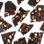 You'll love this heavenly dairy-free Chocolate, Coconut, Macadamia Bark #dairyfreedesserts #dairyfreechocolate