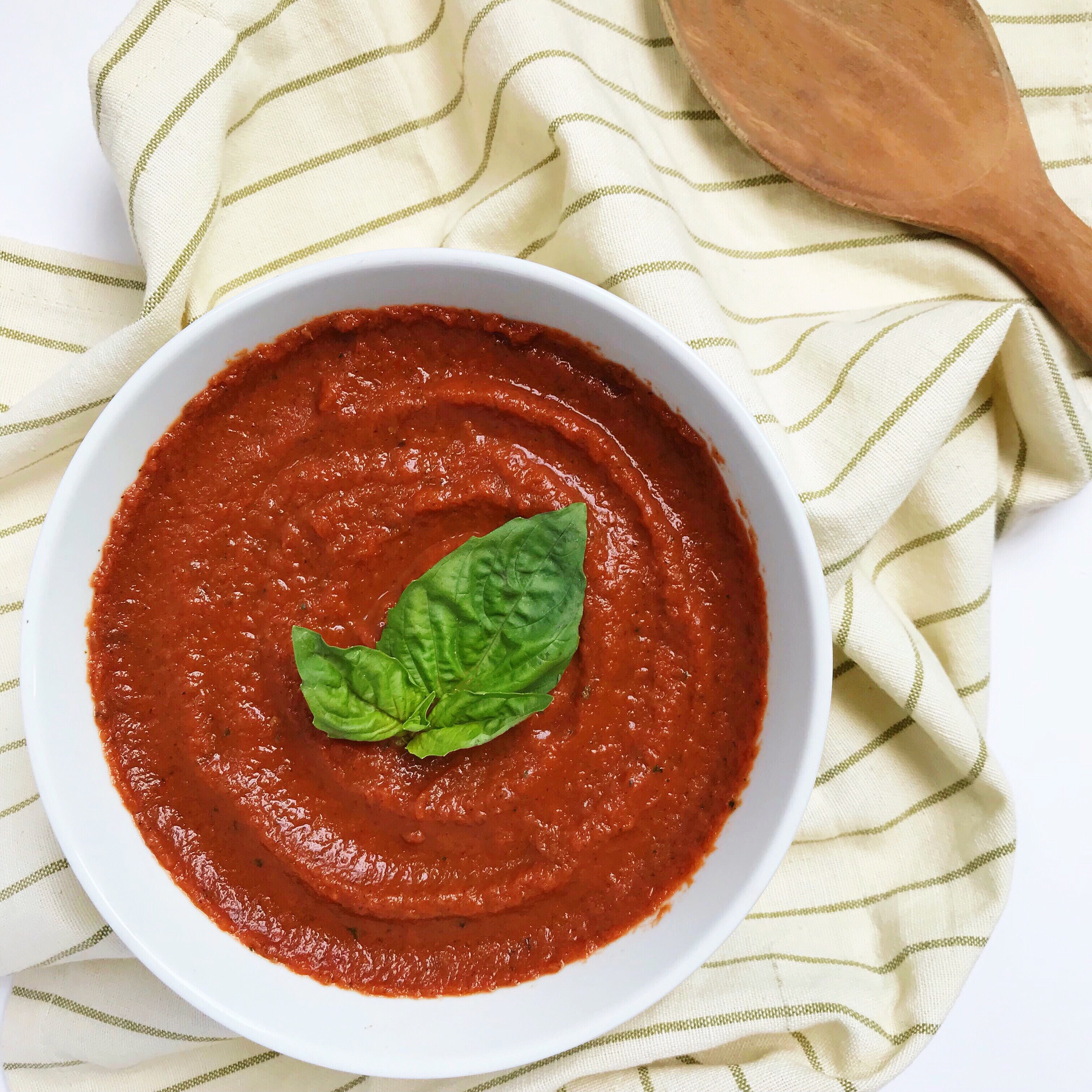 Bowl of nomato sauce (tomatoless pasta sauce)