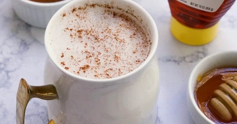 Calming Chamomile Tea Latte