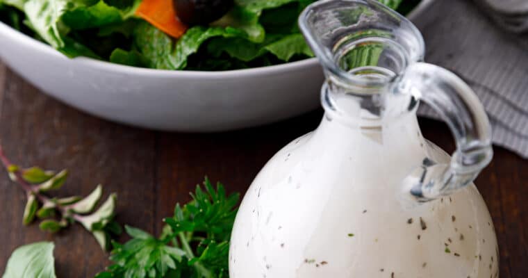 Low Acid Creamy Herb Salad Dressing