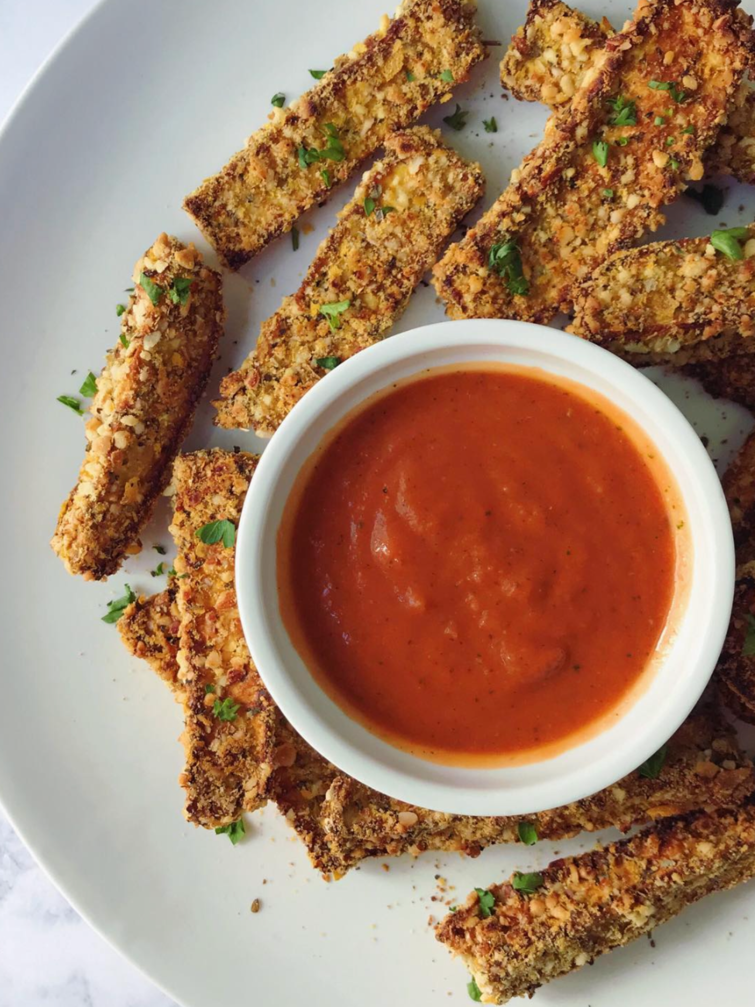 Crispy Baked Eggplant Fries (Gluten Free & Dairy Free)