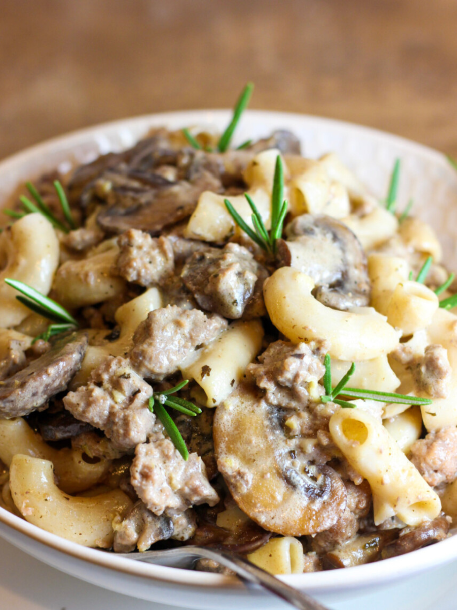 Paleo AIP Hamburger Macaroni Pasta