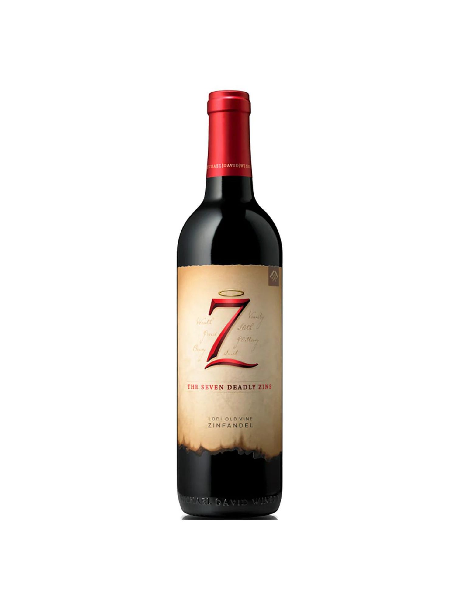 a bottle of zinfandel which is a low acid red wine