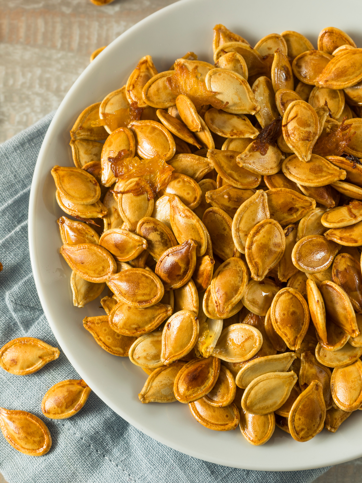 Roasted Butternut Squash Seeds